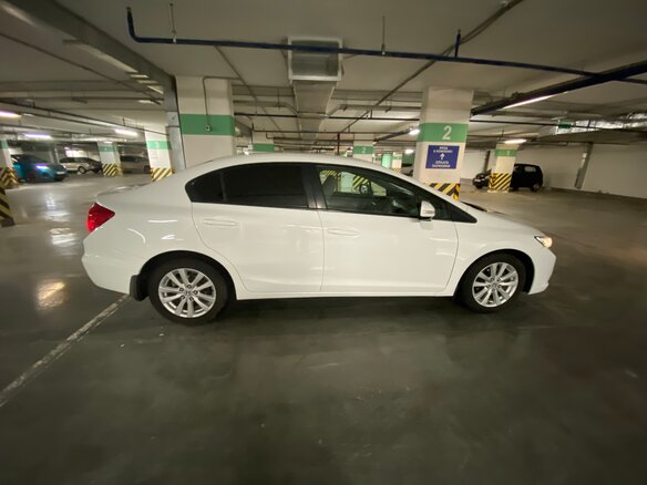 2012 Honda Civic IX, белый, 830000 рублей - вид 2