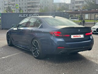 2020 BMW 5 серии 520i VII (G30/G31/G38) Рестайлинг, синий, 4390000 рублей, вид 5