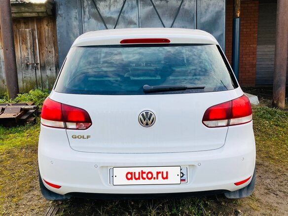 2012 Volkswagen Golf VI, белый, 740000 рублей - вид 3