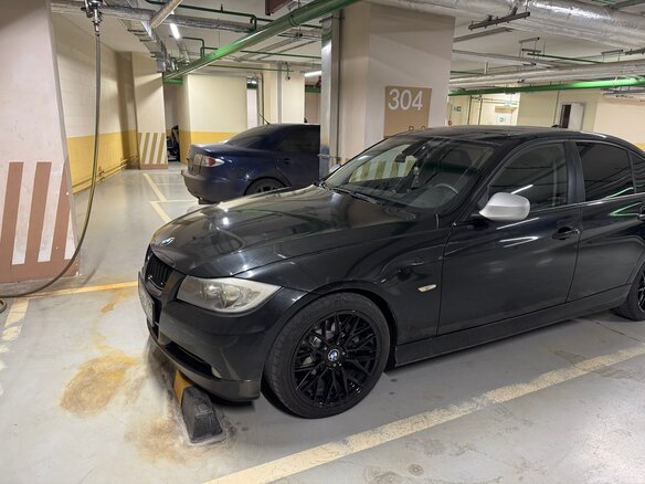 2007 BMW 3 серии 325i V (E90/E91/E92/E93), чёрный, 600000 рублей - вид 5