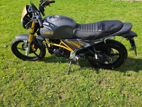 2020 Motoland Scrambler 250, серый, 125000 рублей, вид 2