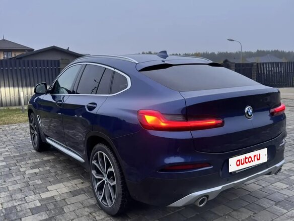 2018 BMW X4 25d II (G02), синий - вид 4