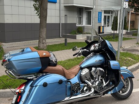 2016 Indian Roadmaster, голубой, 1600000 рублей, вид 1