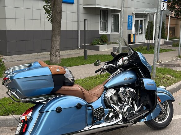 2016 Indian Roadmaster, голубой, 1600000 рублей