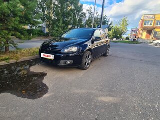 2012 Volkswagen Golf VI, чёрный, 865000 рублей, вид 2