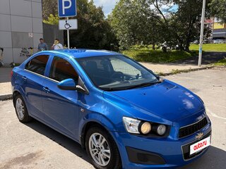 2012 Chevrolet Aveo II, синий, 550000 рублей, вид 2