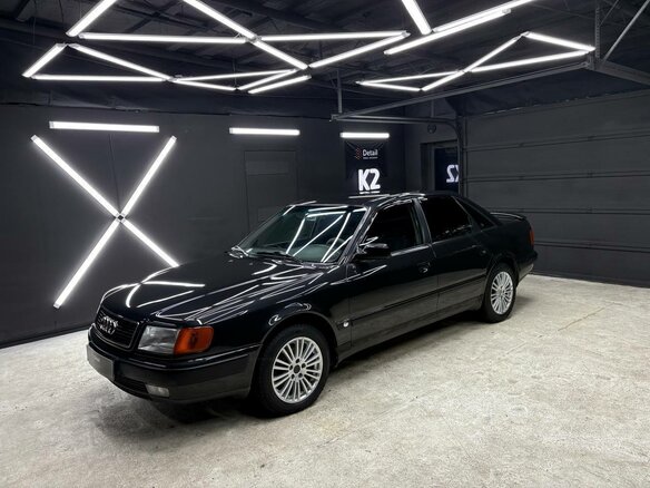 1993 Audi 100 IV (C4), чёрный, 750000 рублей - вид 2