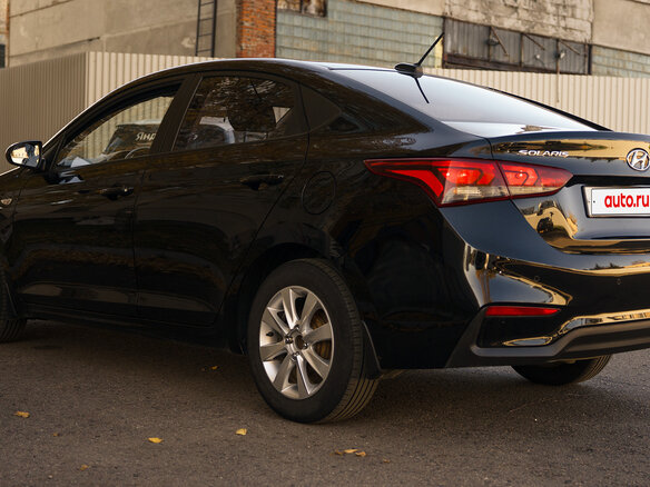 2018 Hyundai Solaris II, чёрный, 1350000 рублей - вид 7