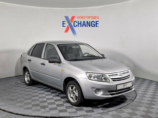 2013 Lada (ВАЗ) Granta I, серебристый, 279000 рублей, вид 2