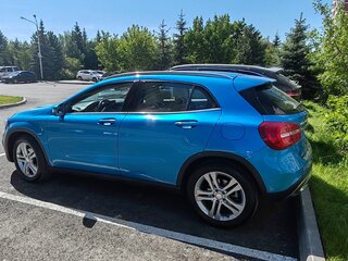 2014 Mercedes-Benz GLA 200 I (X156), голубой, 1550000 рублей, вид 3