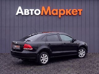 2012 Volkswagen Polo V, чёрный, 820000 рублей, вид 2
