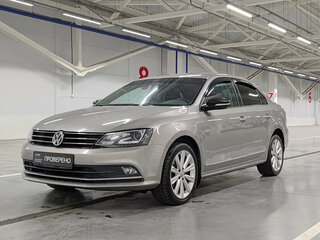 2017 Volkswagen Jetta VI Рестайлинг, бежевый, 1215000 рублей, вид 1