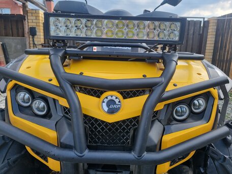2011 BRP Can-Am Outlander MAX 650, жёлтый, 710000 рублей, вид 4