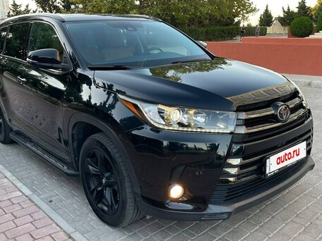 2020 Toyota Highlander III (XU50) Рестайлинг, чёрный, 3810000 рублей, вид 5