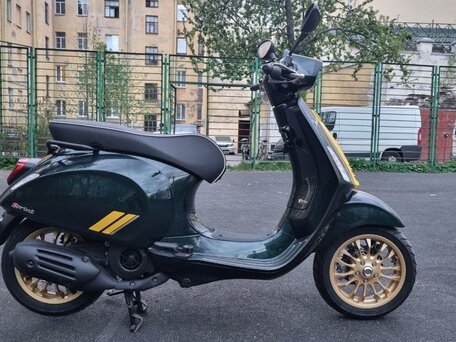 2021 Vespa Sprint, зелёный, 475000 рублей, вид 1