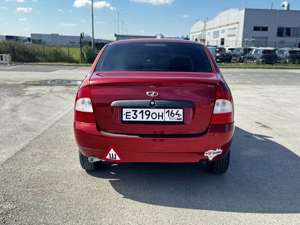 2008 Lada (ВАЗ) Kalina I, красный, 210000 рублей - вид 5
