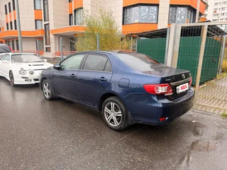 2012 Toyota Corolla X (E140, E150) Рестайлинг, синий, 960000 рублей, вид 3