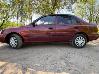 2008 Hyundai Accent ТагАЗ II, красный, 450000 рублей, вид 3
