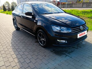 2019 Volkswagen Polo V Рестайлинг, чёрный, 1450000 рублей, вид 1