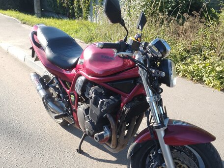 1996 Suzuki Bandit 1200, красный, 280000 рублей, вид 2