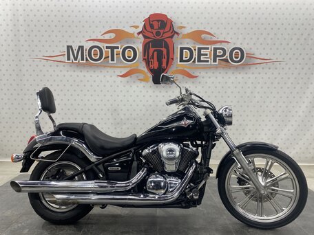2007 Kawasaki VN900 Vulcan, чёрный, 445000 рублей, вид 1