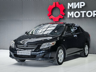 2008 Toyota Corolla AMT X (E140, E150), чёрный, 777000 рублей, вид 1