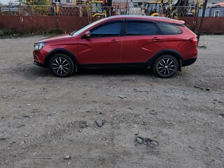 2021 Lada (ВАЗ) Vesta SW Cross I, красный, 1147000 рублей, вид 3