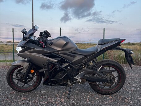 2015 Yamaha YZF-R3, серый, 450000 рублей, вид 1
