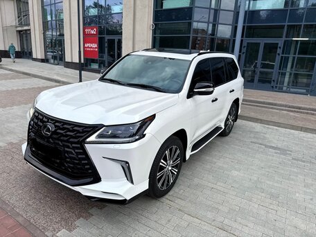 2021 Lexus LX 570 III Рестайлинг 2, белый, 7500000 рублей, вид 1