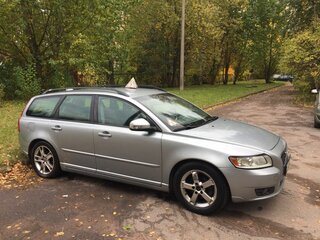 2010 Volvo V50 I Рестайлинг, серебристый, 470000 рублей, вид 3