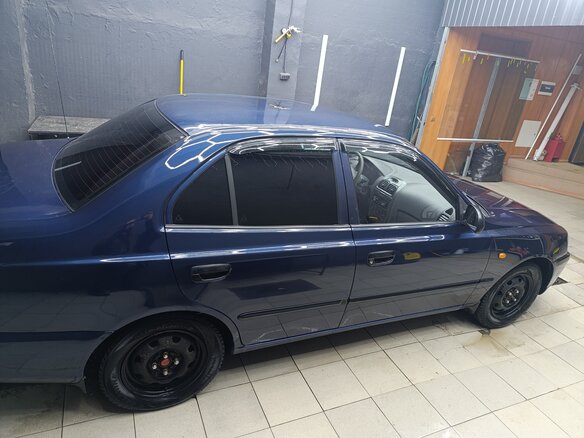 2007 Hyundai Accent ТагАЗ II, синий, 435000 рублей - вид 9