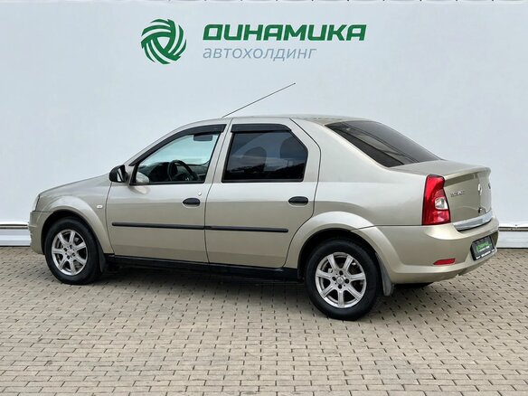 2012 Renault Logan I Рестайлинг, бежевый, 470000 рублей - вид 6