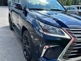 2015 Lexus LX 570 III Рестайлинг 2, синий, 6650000 рублей, вид 3