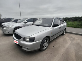 2004 Hyundai Accent ТагАЗ II, серебристый, 350000 рублей, вид 3