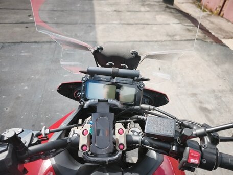 2015 Yamaha MT-09 Tracer (FJ-09), красный, 659000 рублей, вид 4