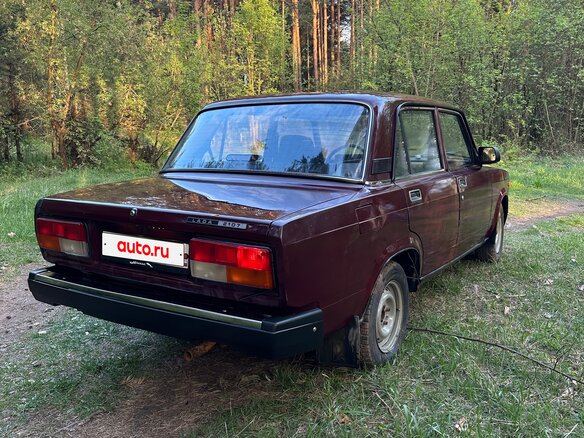 2007 Lada (ВАЗ) 2107, пурпурный, 120000 рублей - вид 2