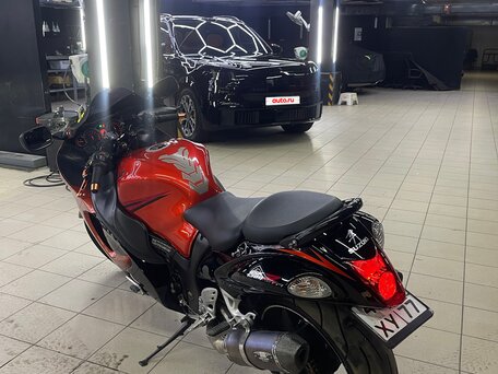 2008 Suzuki GSX 1300 R Hayabusa, оранжевый, 850000 рублей, вид 3