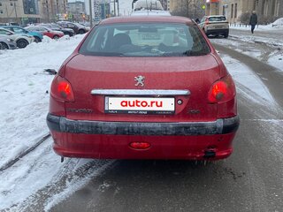 2007 Peugeot 206, красный, 199000 рублей, вид 5