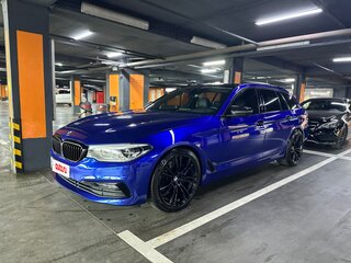2019 BMW 5 серии 530d xDrive VII (G30/G31/G38), синий, 3750000 рублей, вид 1