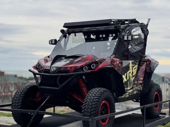 2014 BRP Can-Am Maverick X RS DPS, красный, 1400000 рублей - вид 1