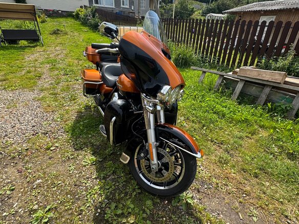 2014 Harley-Davidson Electra Glide, коричневый, 1000000 рублей - вид 13