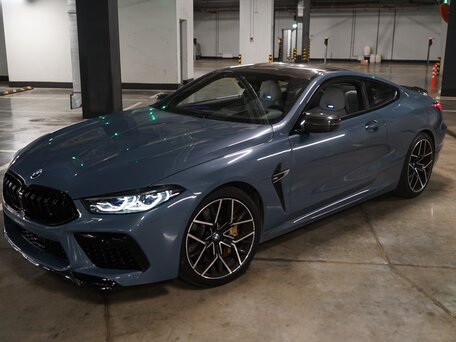 2019 BMW M8 I (F91/F92/F93), голубой, 9400000 рублей, вид 2