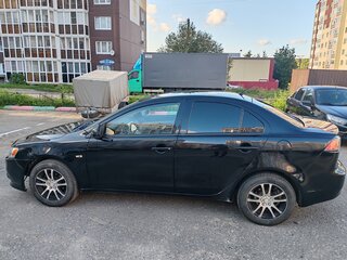 2010 Mitsubishi Lancer X, чёрный, 620000 рублей, вид 4