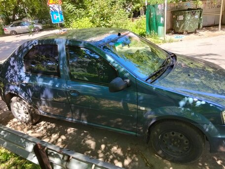 2010 Renault Logan I Рестайлинг, синий, 360000 рублей, вид 3