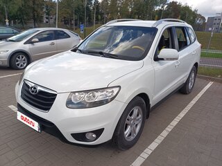 2010 Hyundai Santa Fe II Рестайлинг, белый, 1266425 рублей, вид 2