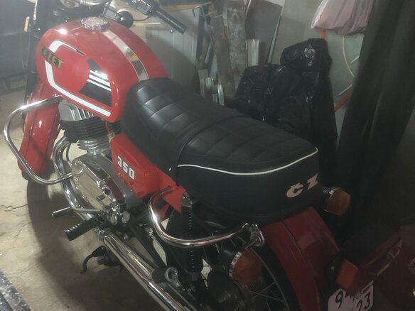 1987 CZ 350, красный, 800000 рублей - вид 2