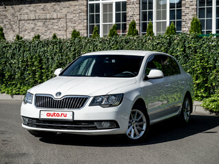 2013 Skoda Superb DSG II Рестайлинг, белый, 1600000 рублей, вид 2