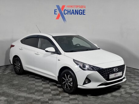 2020 Hyundai Solaris II Рестайлинг, белый, 1246000 рублей, вид 3