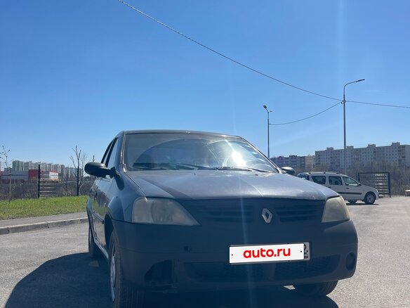 2007 Renault Logan I, серый, 150000 рублей - вид 1