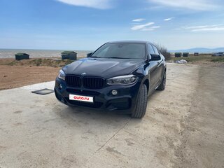 2017 BMW X6 40d II (F16), синий, 3500000 рублей, вид 2